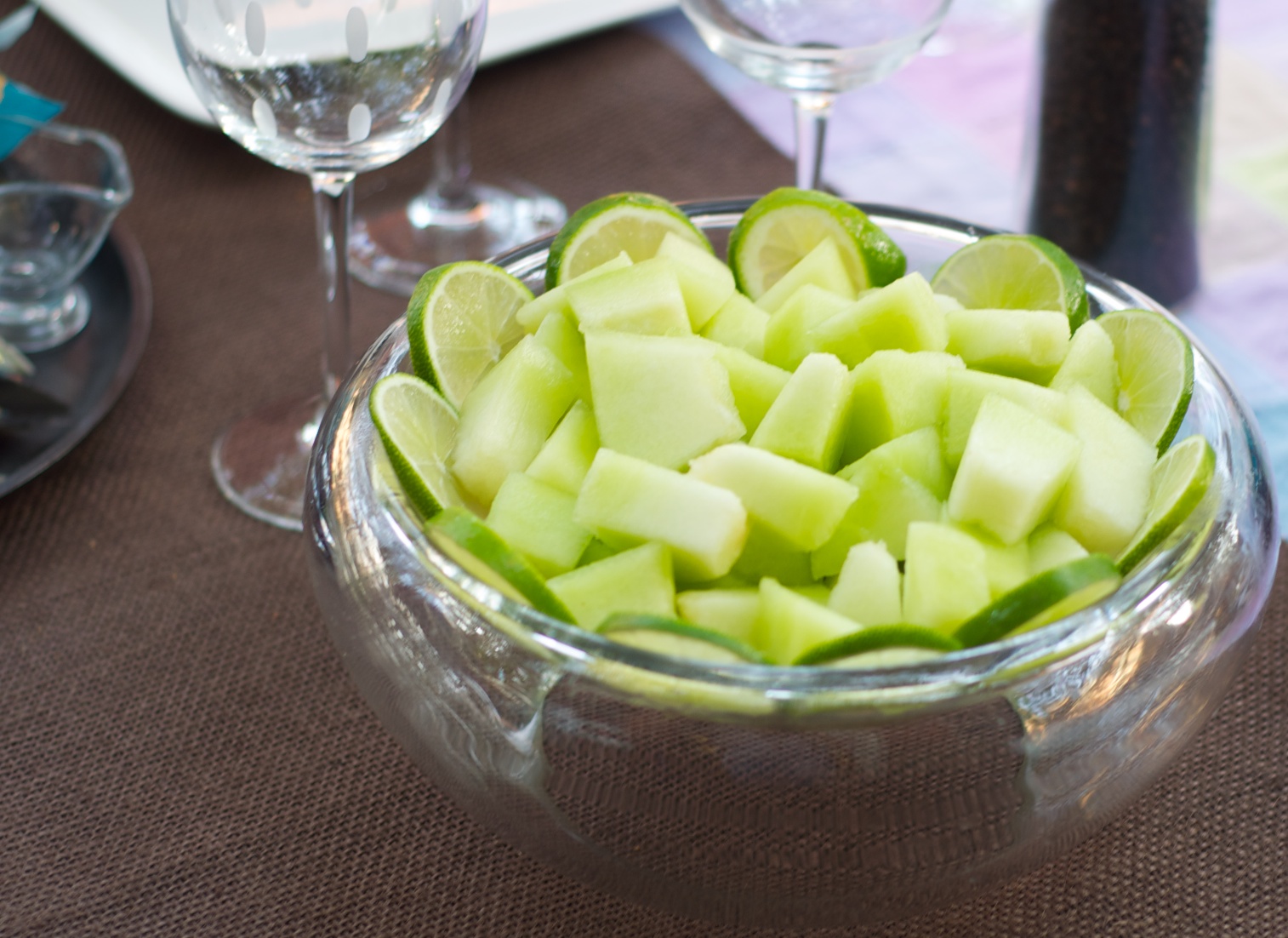 Honeydew Melon with Lime